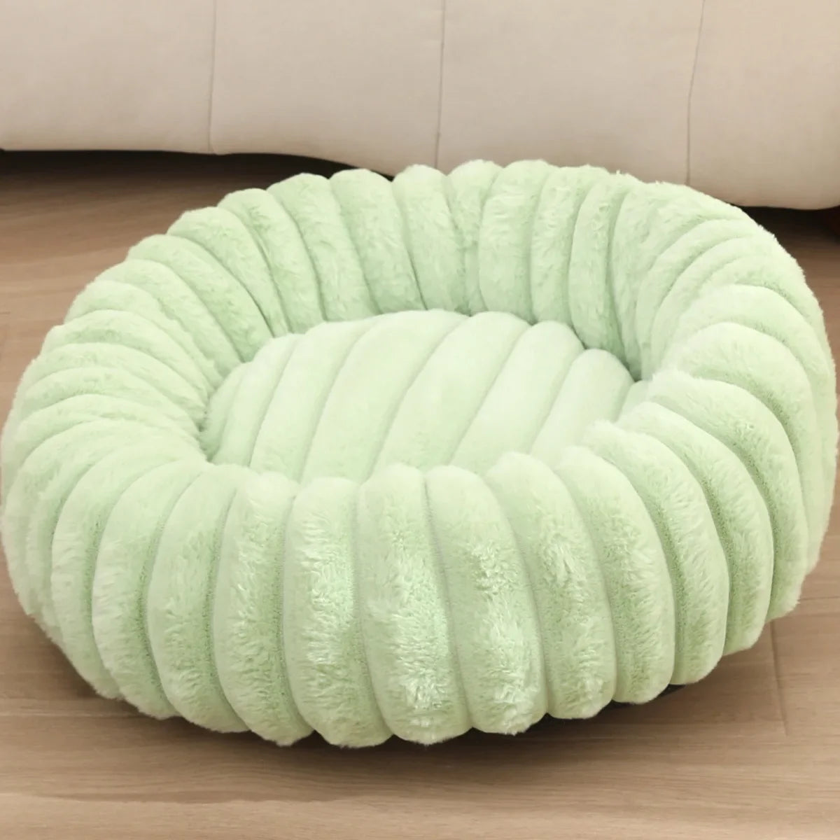 Flauschiges Hundekörbchen