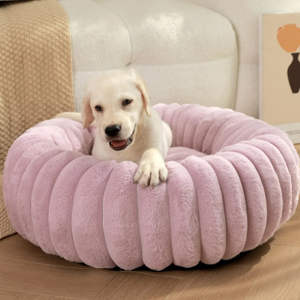 Flauschiges Hundekörbchen